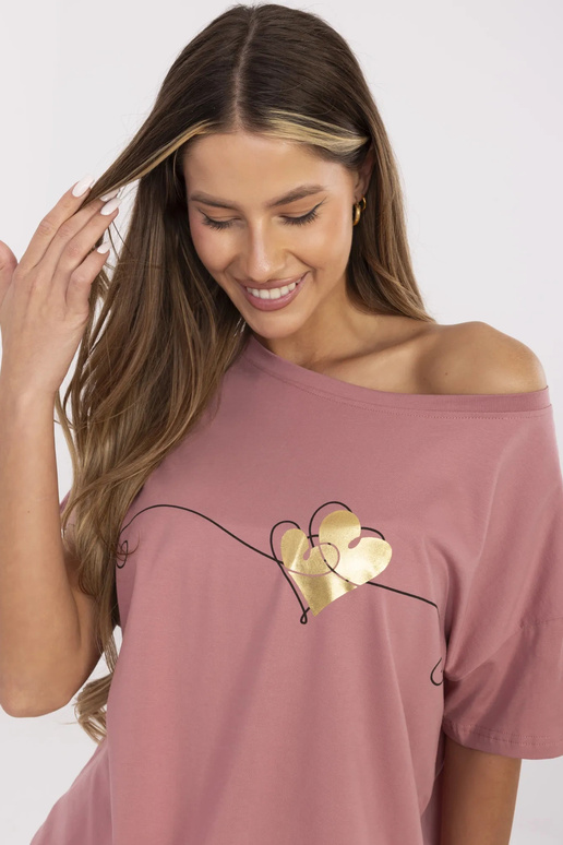 Tričko-CLM-TS-1017.03-tmavě růžové