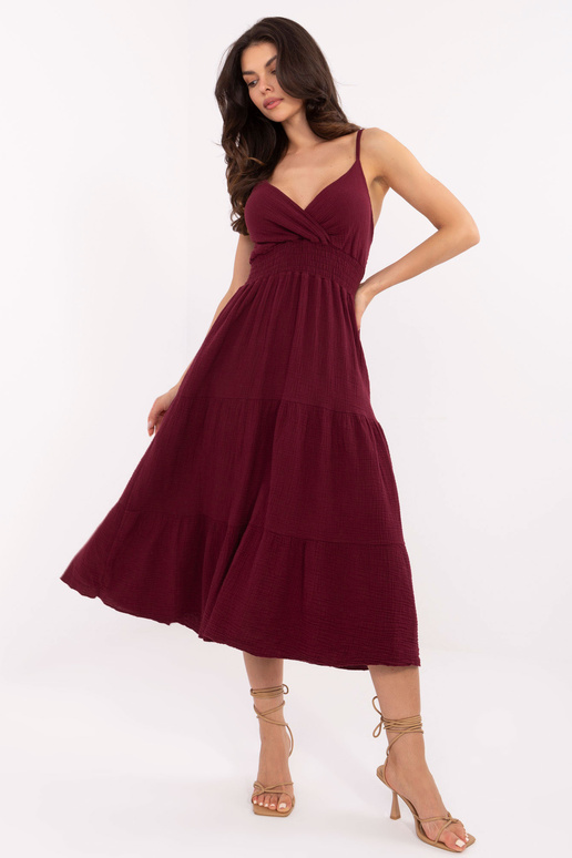 Šaty-MI-SK-62200.76-vínová Šaty-MI-SK-62200.76-vínová