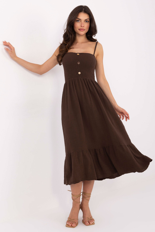 Šaty-MI-SK-62201.85-tmavě hnědé