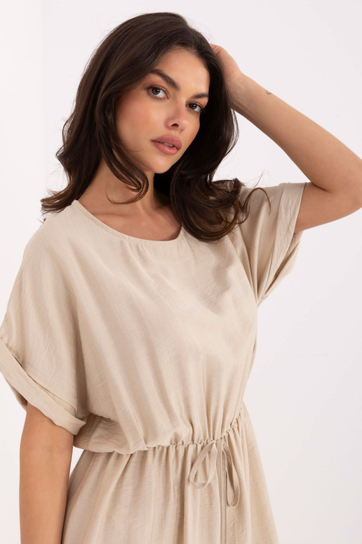 Šaty-MI-SK-A63751.67-béžové Šaty-MI-SK-A63751.67-béžové