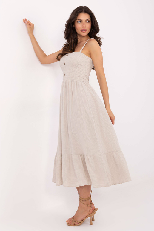 Šaty-MI-SK-62201.85-béžové Šaty-MI-SK-62201.85-béžové