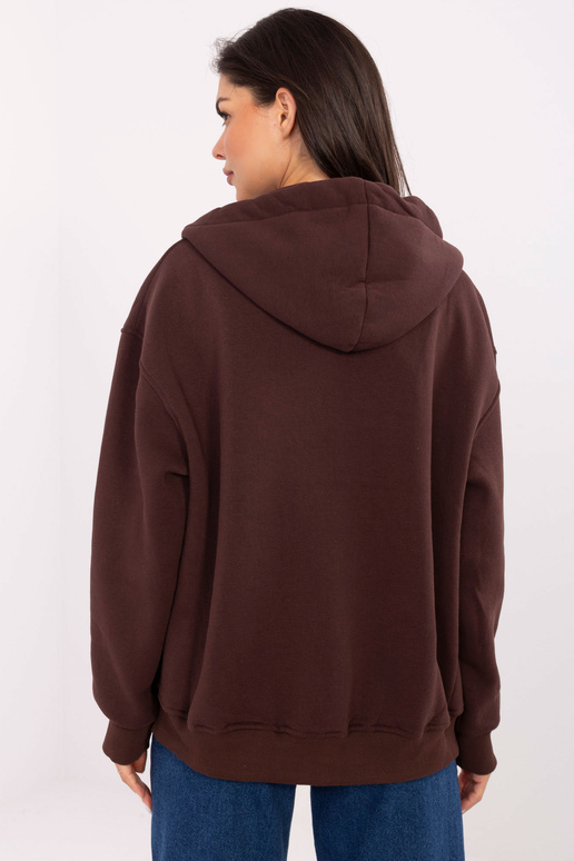 Mikina CLM-BL-1044.21 tmavě hnědá Mikina CLM-BL-1044.21 tmavě hnědá