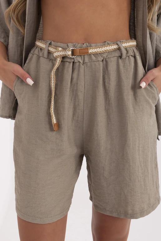 Kraťasy-MI-SN-6620.72P-tmavě béžové