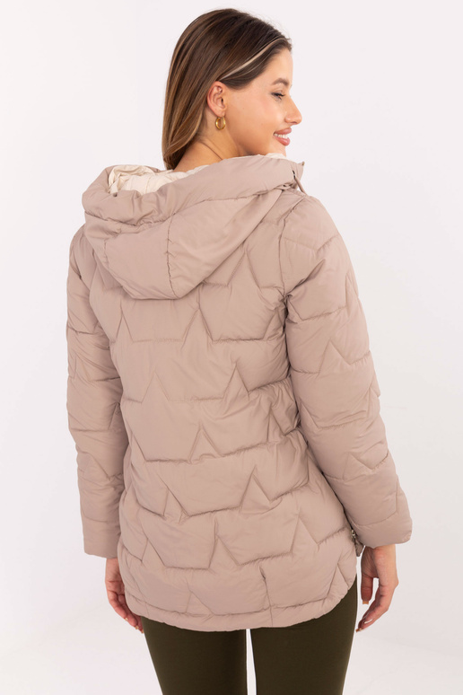 Tmavě písková bunda