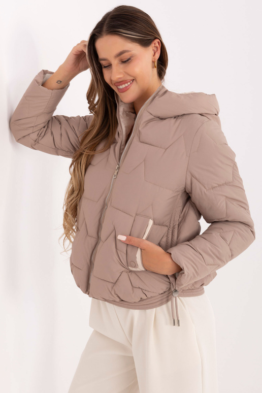 Tmavě béžová bunda