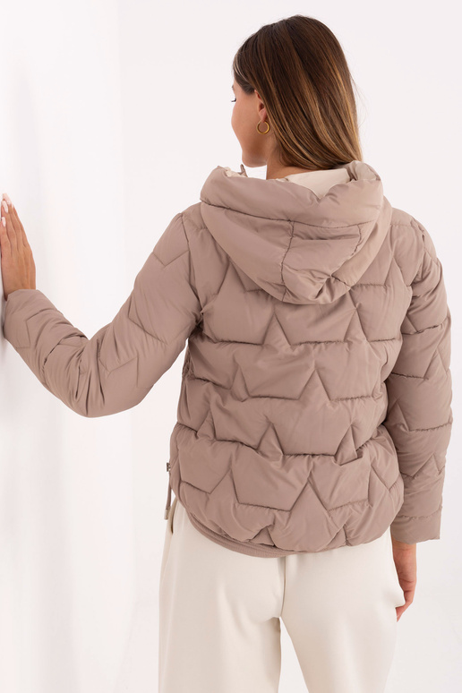 Tmavě béžová bunda