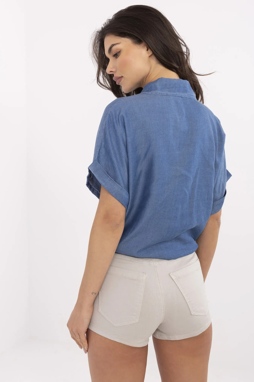 Tričko-MO-KS-231876.27-tmavě modrá