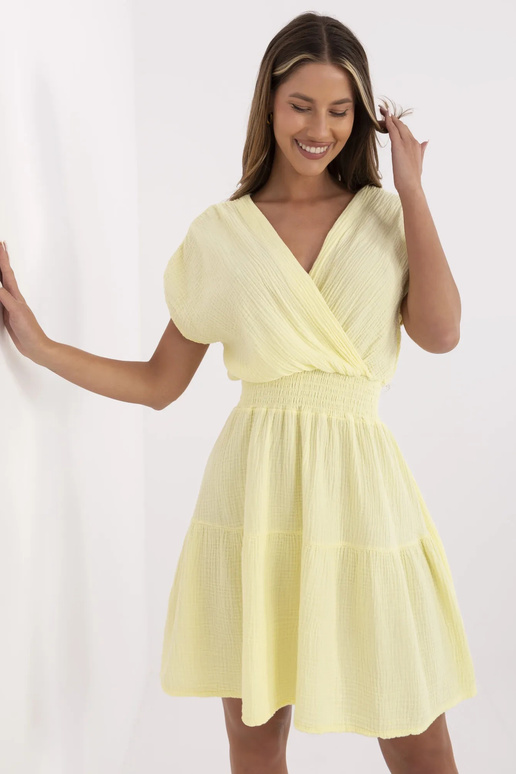 Šaty-MI-SK-92160.00-světle žluté Šaty-MI-SK-92160.00-světle žluté