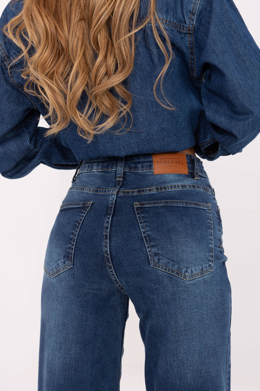 Tmavě modré kalhoty