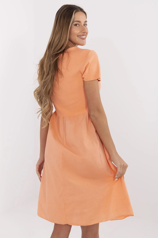 Šaty-DHJ-SK-25370.85-oranžové Šaty-DHJ-SK-25370.85-oranžové
