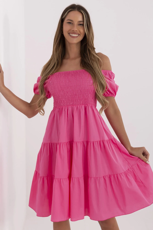 Šaty-MI-SK-A2561.89-tmavě růžové Šaty-MI-SK-A2561.89-tmavě růžové