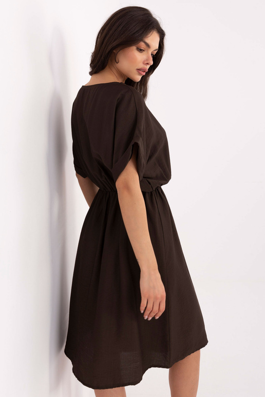 Šaty-MI-SK-A63751.67-tmavě hnědé