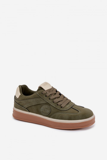 Tenisky   Big Star SS174022 HI-POLY SYSTEM khaki
