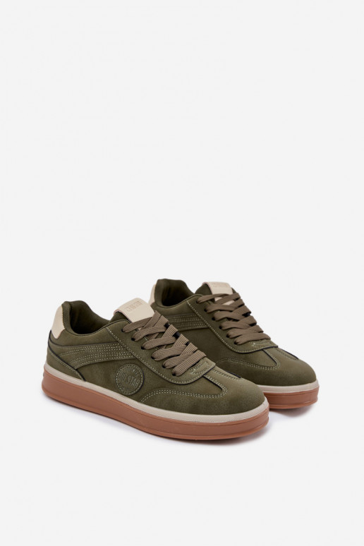 Tenisky   Big Star SS174022 HI-POLY SYSTEM khaki Tenisky   Big Star SS174022 HI-POLY SYSTEM khaki