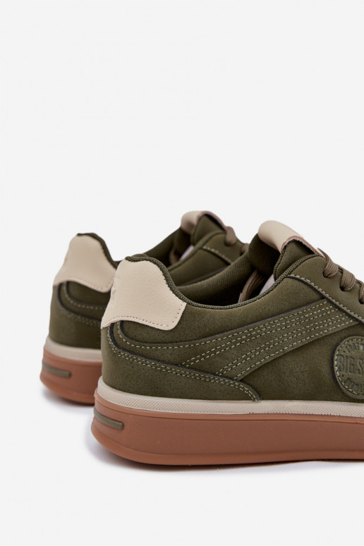 Tenisky   Big Star SS174022 HI-POLY SYSTEM khaki Tenisky   Big Star SS174022 HI-POLY SYSTEM khaki