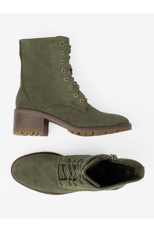 zelené Dámská obuv se šněrováním zelené Dámská obuv se šněrováním