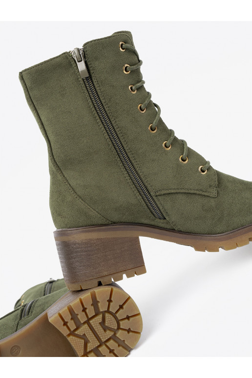 zelené Dámská obuv se šněrováním zelené Dámská obuv se šněrováním