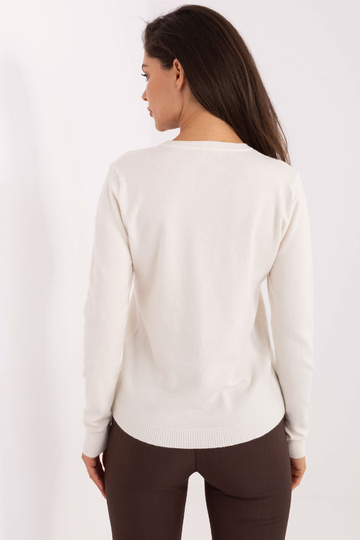 Světlý šedý svetr