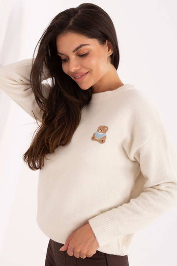 Světlý písečný svetr 2