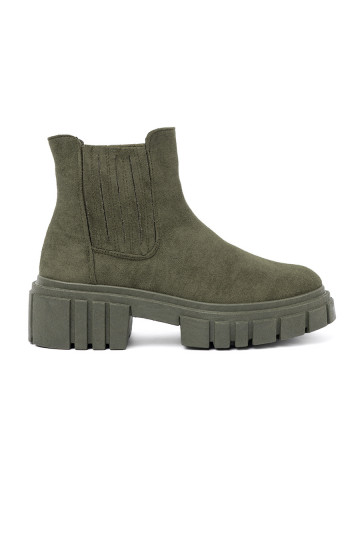 zelené boty z mi wstawkami