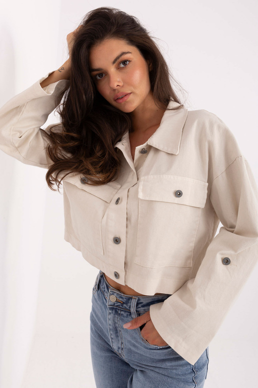 Bunda světlé béžové