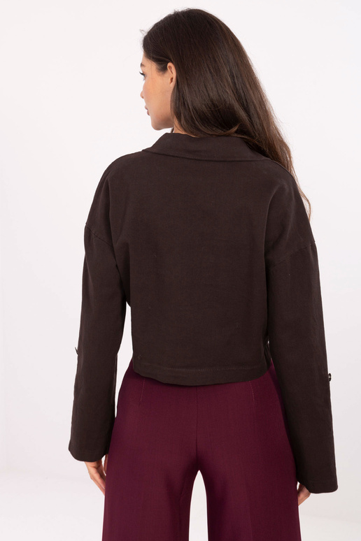 Tmavě hnědý blazer