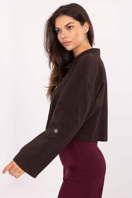 Tmavě hnědý blazer