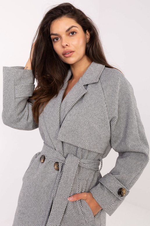 Kabát - bledě šedý