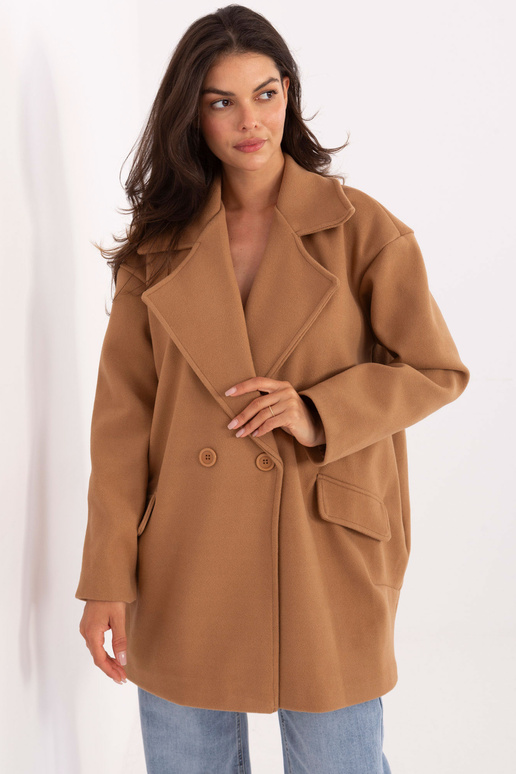 Kabát v barvě velblouda