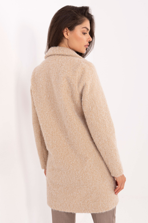 Kabát v béžové barvě