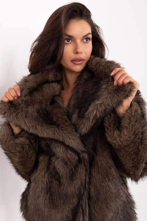 Bunda tmavě béžové barvy