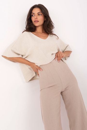 Kalhoty béžové barvy 2