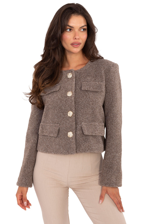 Tmavě béžové sako