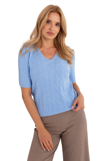 Svetr - světle modrý