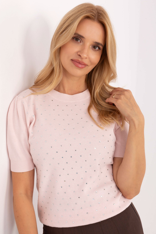 Svetr světle růžový