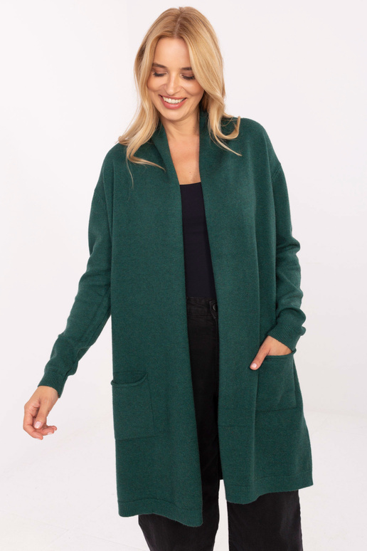 Kardigan tmavě zelený