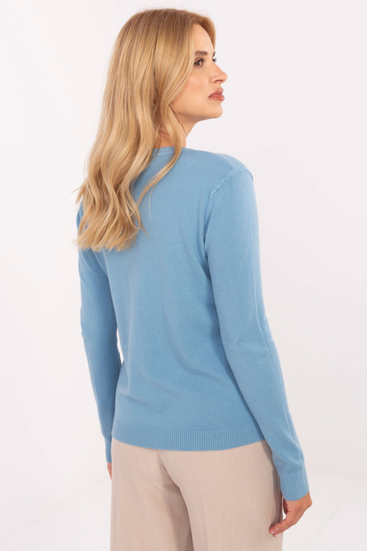 Světle modrý svetr