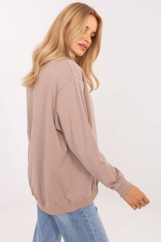 Tmavě béžový mikina