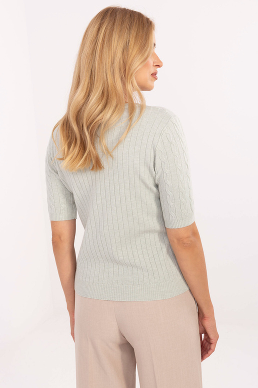 Svetr pistáciové barvy