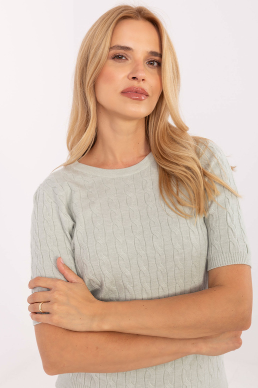 Svetr pistáciové barvy