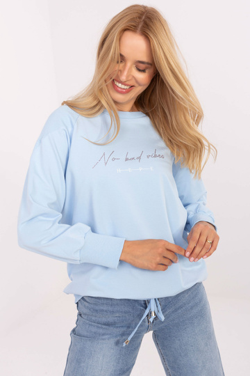 Světle modrá blůza