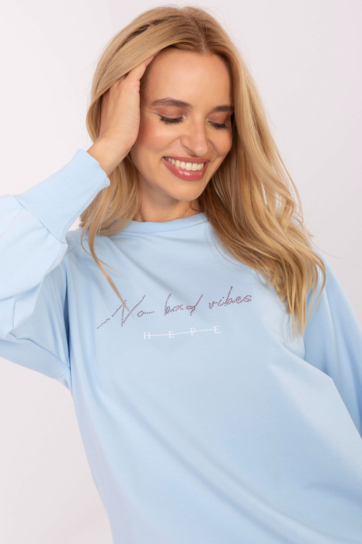 Světle modrá blůza