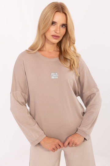 Tmavě písková blůza