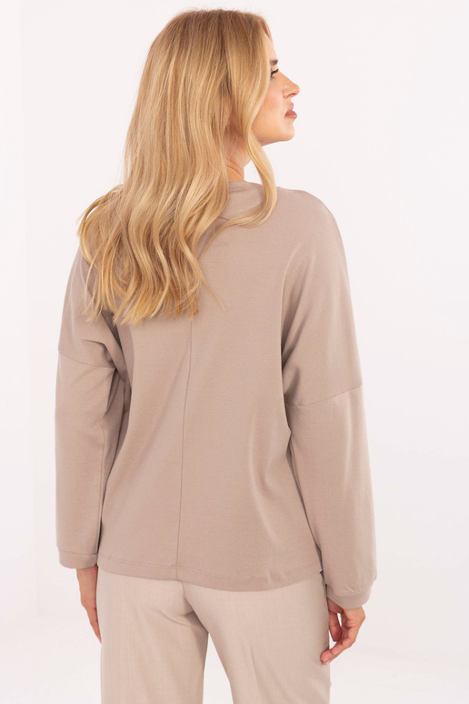 Tmavě písková blůza