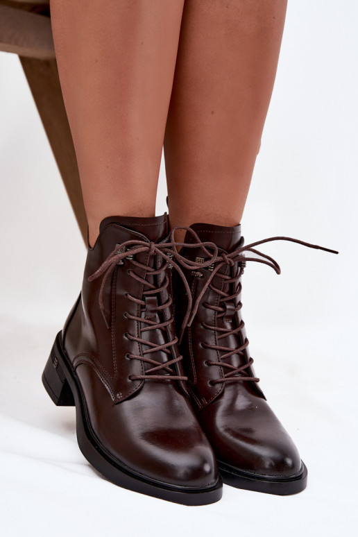 zateplené Dámské podpatky  Vinceza 58602 Czekoladowe zateplené Dámské podpatky  Vinceza 58602 Czekoladowe