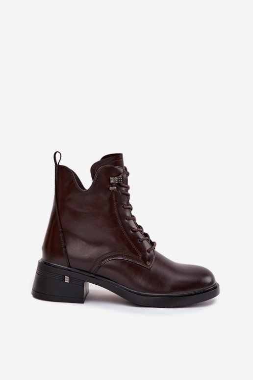 zateplené Dámské podpatky  Vinceza 58602 Czekoladowe zateplené Dámské podpatky  Vinceza 58602 Czekoladowe