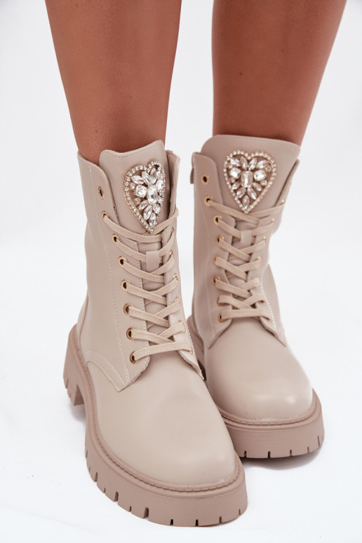 boty   s třpytivýma očima Na Języku slonová kost Rosira