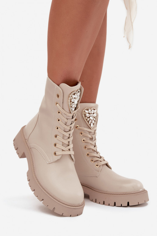 boty   s třpytivýma očima Na Języku slonová kost Rosira