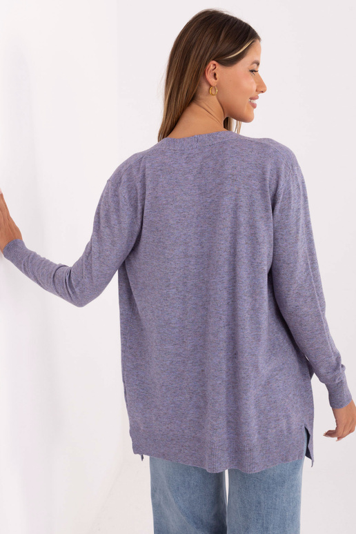 Světle fialový kardigan