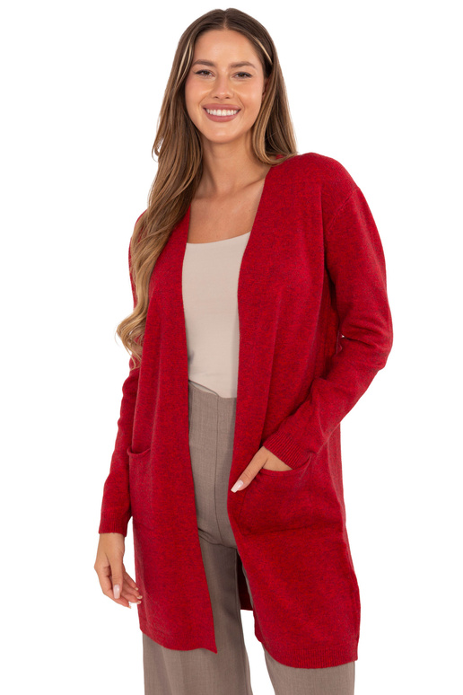 Červený kardigan
